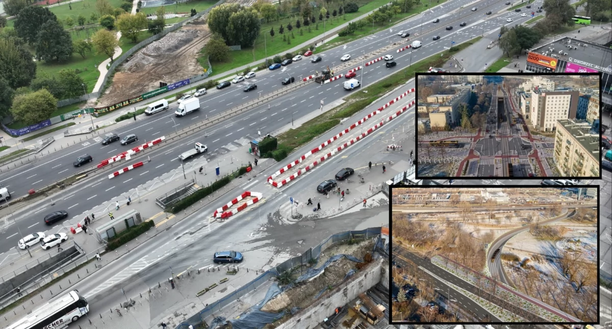 inwestycje, Kolejne utrudnienia Bitwy Warszawskiej Jerozolimskich - zdjęcie, fotografia