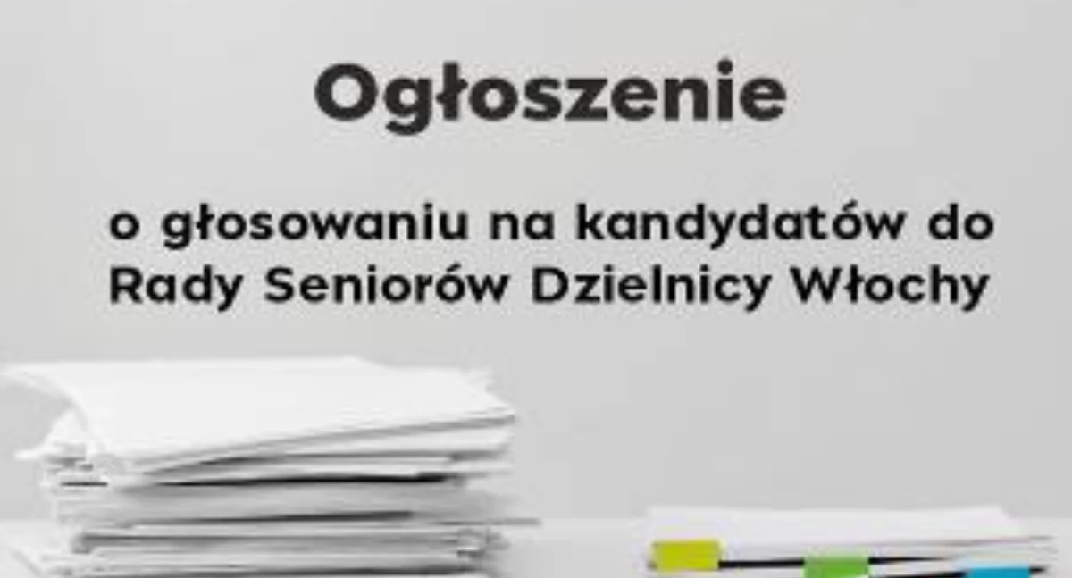 włochy, Wybieramy Radę Seniorów Dzielnicy Włochy - zdjęcie, fotografia