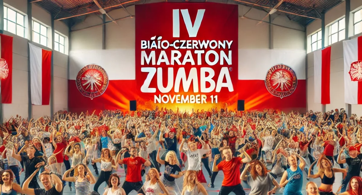 rekreacja, Biało Czerwony Maraton Zumby - zdjęcie, fotografia