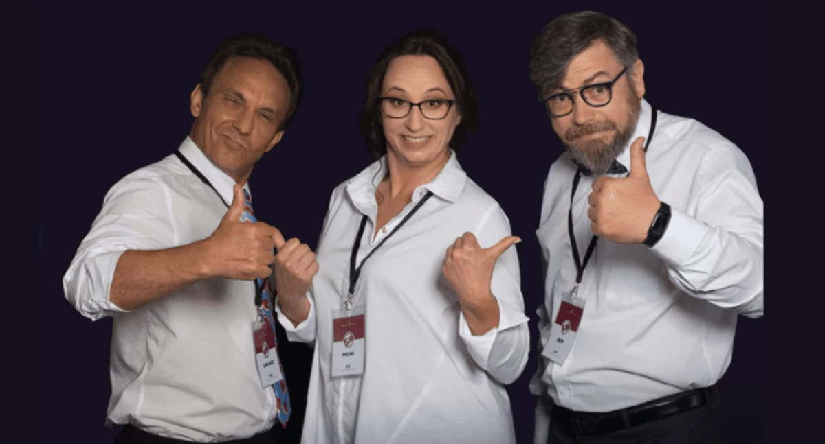 teatr, Wieczór Trzech Coachów Teatralny Coaching Przymrużeniem - zdjęcie, fotografia