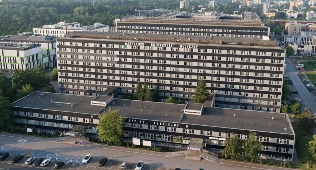 inwestycje, Szpital Banacha rozbudowa połączenie szpitalem Lindleya - zdjęcie, fotografia