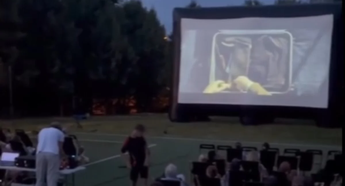 Film, Seans chmurką parku Ogrody Kosmosu - zdjęcie, fotografia