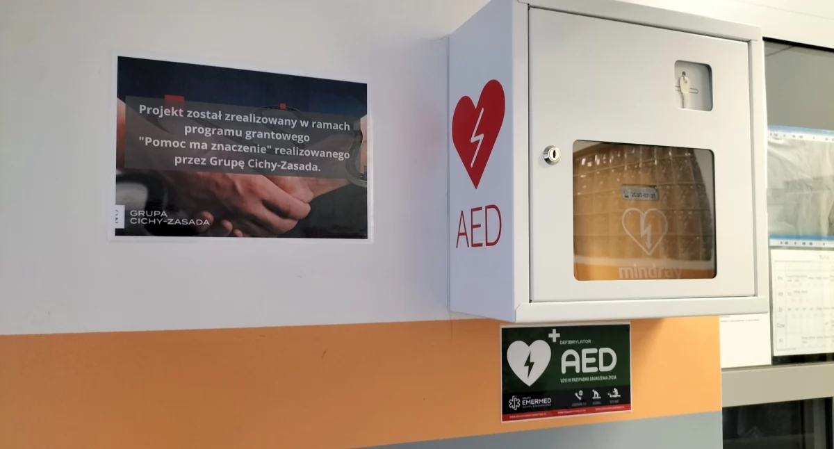 Bezpieczeństwo, Samochodówka defibrylator - zdjęcie, fotografia