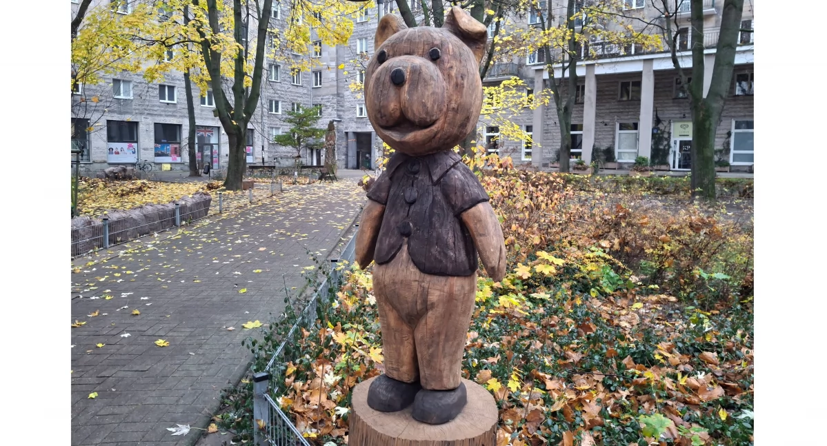 pomniki i ekspozycje, Baśniowy misiek wrócił rekonwalescencji - zdjęcie, fotografia