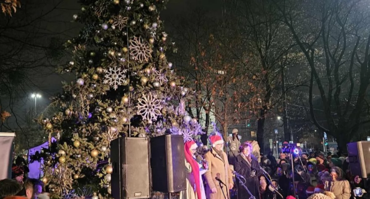 wydarzenia, placu Narutowicza zabłyśnie choinka - zdjęcie, fotografia