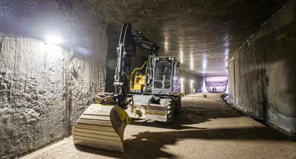 inwestycje, Tunel finiszu - zdjęcie, fotografia