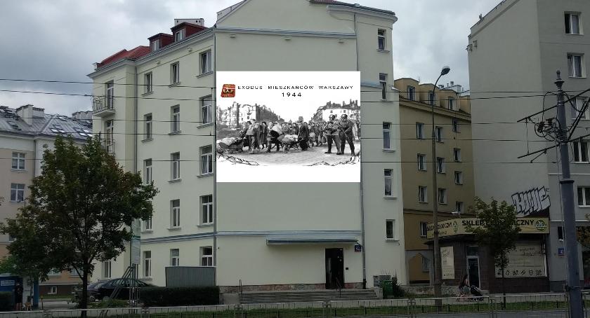 Projekt muralu przy Grójeckiej 42a