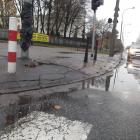 Wody dostatek piesi mogą skakać