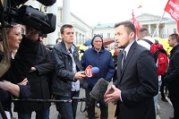 Zdjęcie: rozmowy Ochocie; wywiady Warszawa Ochota tablicy iOchota