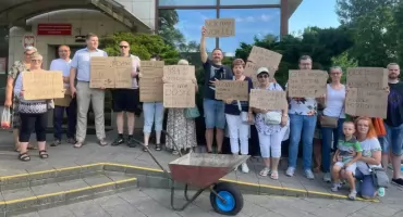 WSM “Ochota” - pikieta pod siedzibą spółdzielni