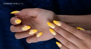 3 pomysły na manicure butter yellow z Cosmetics Zone