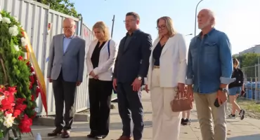  Ciche acz godne uroczystości Barykady Września 1939 roku. 