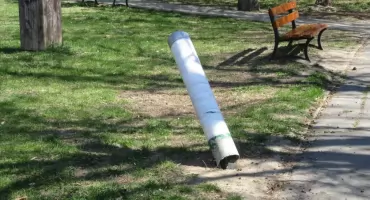 Park Forty Korotyńskiego i dalej latarni brak