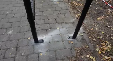 Remont  boiska do koszyków ki w Parku Szczęśliwickim